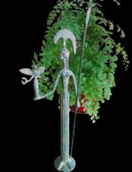 Godin Athena. Groen brons, nog wat goudkleur zichtbaar, Antiek en Kunst, Ophalen of Verzenden, Brons