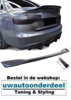 Achterklep Ducktale Spoiler Zwart Geschikt voor Audi A4 8K S, Verzenden