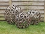 Hoefijzer bollen , hoefijzerkunst ,tuindecoratie, Tuin en Terras, Ophalen, Zo goed als nieuw, Metaal, Abstract beeld