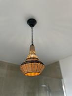 Lampe suspendue en rotin Zara Home, Comme neuf, Bois, Moins de 50 cm, Enlèvement ou Envoi