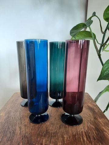 Vintage West-Germany Ingrid glas 4x circusglas beschikbaar voor biedingen