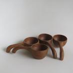 Set 4 vintage Kuksa bekers , Lapland, Ophalen of Verzenden