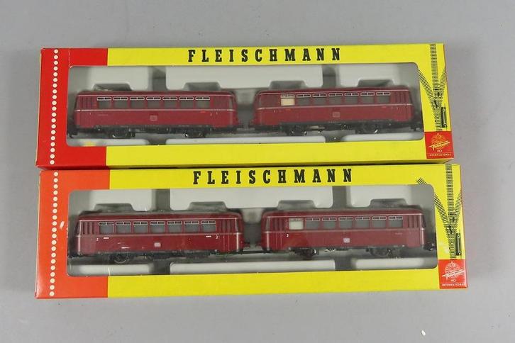 LOT Trains Anciens BALMBUS DB HO FLEISCHMANN Neufs + Boites, Hobby & Loisirs créatifs, Trains miniatures | HO, Neuf, Set de Trains