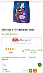 Croquettes chat stérilisé  Brekkies 3 Kg x 4, Chat, Enlèvement ou Envoi