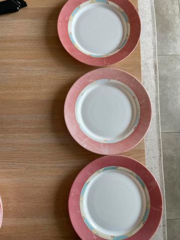 Assiettes plates, Enlèvement, Utilisé, Porcelaine, Assiettes(s)