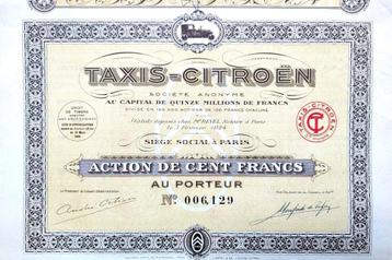 Taxi's-CITROËN 1924 beschikbaar voor biedingen