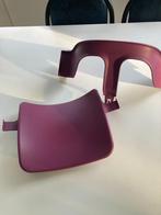 Babyset bordeau voor Tripp Trapp Stokke, Kinderen en Baby's, Ophalen of Verzenden, Zo goed als nieuw, Meegroeistoel, Aanschuifbaar