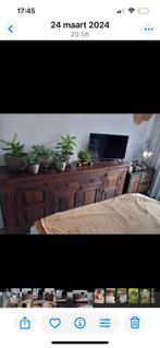 Koloniale dressoir en commode kast.Heel zwaar., Ophalen of Verzenden