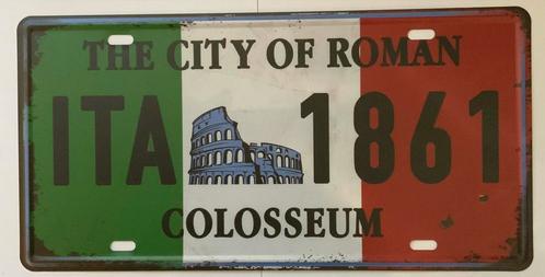 Plaque vintage ROMA, Collections, Marques & Objets publicitaires, Neuf, Enlèvement ou Envoi