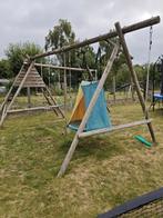 Grote schommel met hangbrug en toren., Kinderen en Baby's, Speelgoed | Buiten | Speeltoestellen, Ophalen, Gebruikt, Schommel