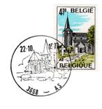 België : 22.10.1977 : Geïllustreerde stempel #@AS @#, Met envelop, Frankeerzegel, Ophalen of Verzenden, Gestempeld