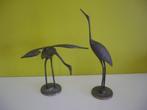 Mooi koppel vintage messing kraanvogels, ibissen reigers, Ophalen of Verzenden, Koper