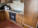 volledige keuken, Huis en Inrichting, Keuken | Complete keukens, Gebruikt, Bruin, Hoekkeuken, Ophalen of Verzenden
