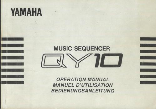 Handleiding Boek, ANLEITUNG (DUITS, FRA, uk) - Yamaha QY10, Boeken, Overige Boeken, Zo goed als nieuw, Ophalen of Verzenden
