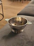Zilverkleurige metalen schaal, Antiek en Kunst, Ophalen of Verzenden, Zilver