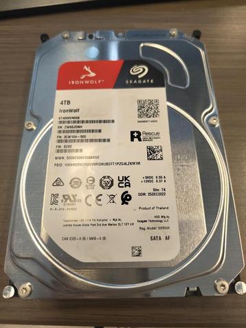 Seagate Ironwolf harde schijf van 4 TB beschikbaar voor biedingen