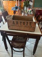 oude houten bierkrat artois, Verzamelen, Ophalen, Gebruikt, Overige typen, Stella Artois