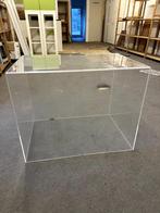 plexi tafeltjes, Ophalen, Zo goed als nieuw, Rechthoekig, Glas
