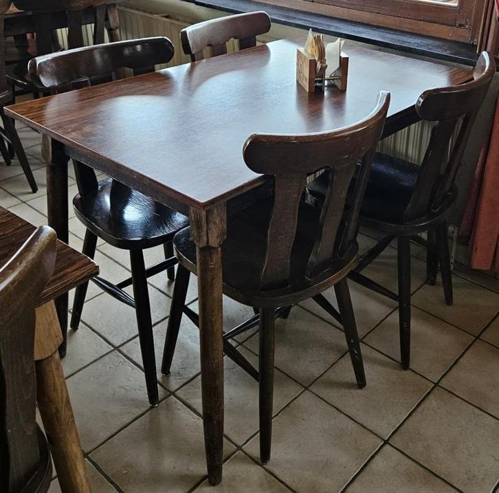 HORECA tafels en stoelen, Zakelijke goederen, Horeca | Meubilair en Inrichting, Meubilair, Gebruikt, Ophalen