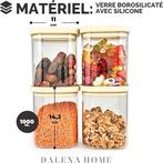 Bocaux en verre hermétiquement empilables | Nouveau, Maison & Meubles, Cuisine | Casseroles & Poêles, Neuf, -, Verre, Dalena home