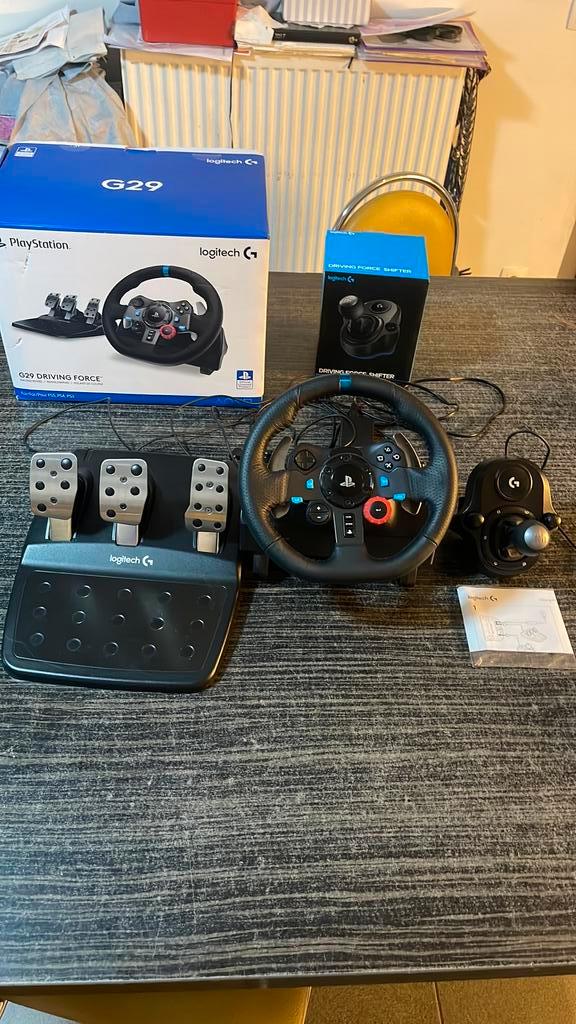 Logitech G29 DRIVING FORCE, Games en Spelcomputers, Spelcomputers | Sony Consoles | Accessoires, Zo goed als nieuw, PlayStation 3