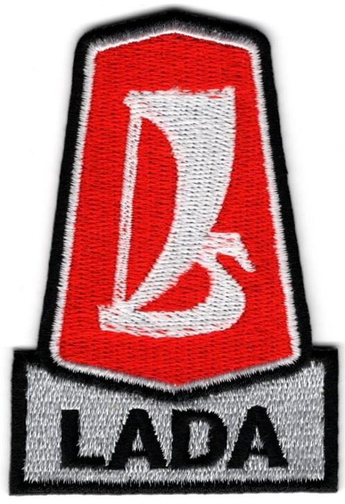 Lada stoffen opstrijk patch embleem, Verzamelen, Automerken, Motoren en Formule 1, Nieuw, Verzenden