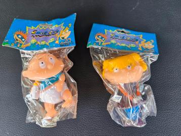 Deux figurines vintage rugrats Razmoket bootleg, Enlèvement ou Envoi, Comme neuf