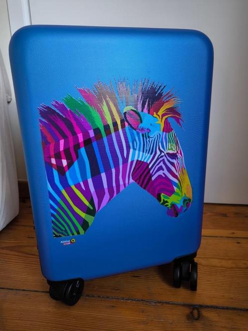 Valise cabine - marque Aérial animal zèbre, Handtassen en Accessoires, Koffers, Nieuw, Ophalen