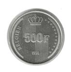 Belgien, 500 Franken 1990 Duits., Enlèvement ou Envoi, Monnaie en vrac, Argent, Argent