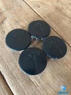 ORIGINELE Tesla zwart naafkap naafdop set, Auto diversen, Wieldoppen, Verzenden, Gebruikt