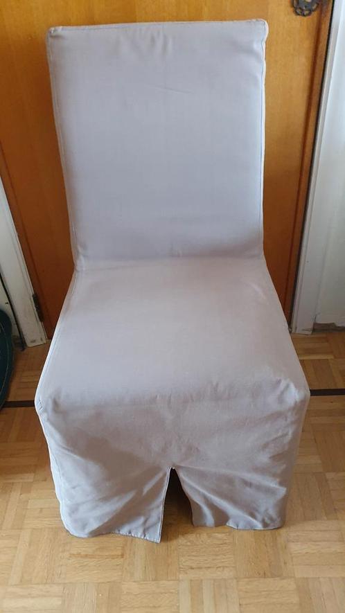 6 eetkamerstoelen met overtrek, Huis en Inrichting, Stoelen, Zo goed als nieuw, Ophalen