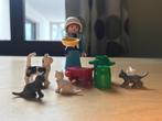 playmobil set 3007, boerin met katten, poezen, melkkit, Ophalen, Gebruikt, Complete set