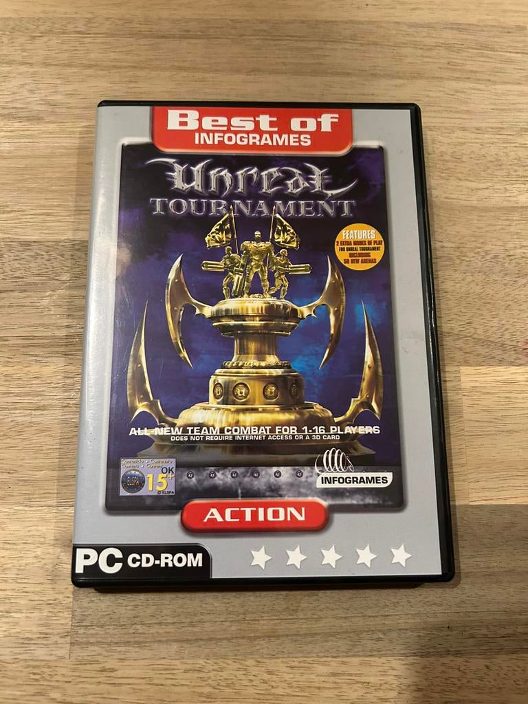 PC CDrom - Unreal tournement, Consoles de jeu & Jeux vidéo, Jeux | PC, Comme neuf, Combat, Enlèvement