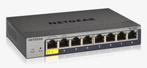Netgear Gigabit Switch 8 Poorten Managed ProSafe GS108Tv2, Ophalen, Zo goed als nieuw