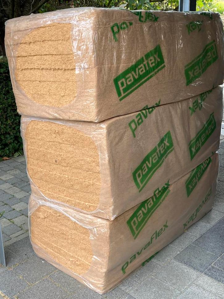 3 pakken isolatie: Pavaflex houtvezelplaat., Doe-het-zelf en Bouw, Isolatie en Afdichting, Nieuw, Overige materialen, 4 tot 8 cm