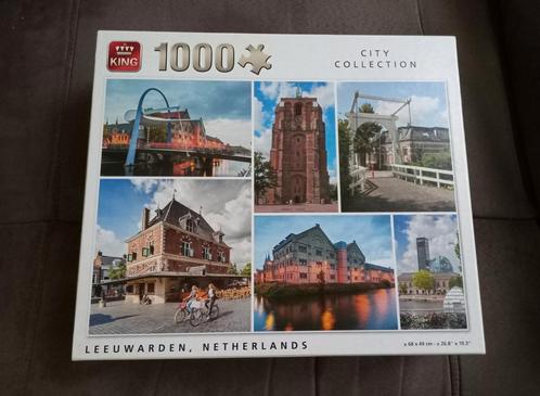 Puzzle King 1000 pièces - Leeuwaarden, Pays-Bas, Hobby & Loisirs créatifs, Sport cérébral & Puzzles, Utilisé, Puzzle, 500 à 1500 pièces