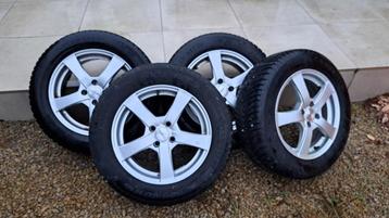 Winterbanden op 16" aluminium velgen beschikbaar voor biedingen