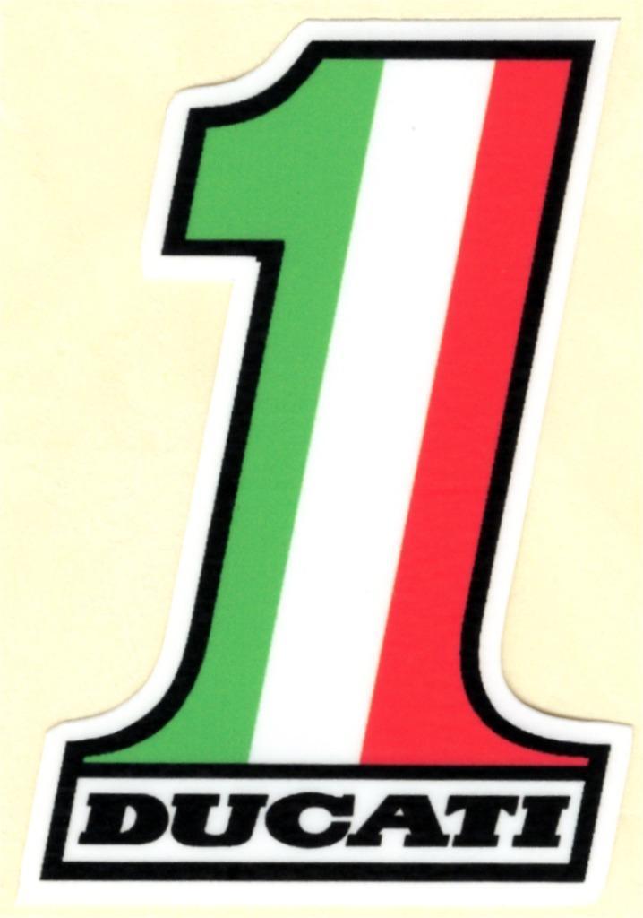Ducati Nr. 1 sticker, Motoren, Accessoires | Stickers, Verzenden