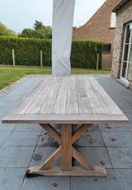 MANUTTI Teaken Tuintafel 1,08m x 2,65m, Tuin en Terras, Ophalen of Verzenden, Zo goed als nieuw