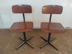 2 vintage schoolstoelen voor kinderen, zithoogte 40cm, Kinderen en Baby's, Kinderstoelen, Ophalen, Gebruikt