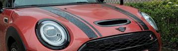 Bonnet stripes motorkap stickers mini clubman f54