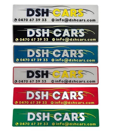 SHOWROOMPLAAT, Auto diversen, Autostickers, Ophalen of Verzenden