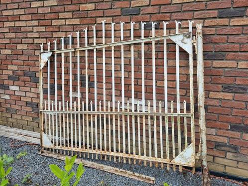 Grote slagboom, poort, tuin, garage, oprit, Tuin en Terras, Tuinhekken en Hekwerk, Zo goed als nieuw, IJzer, Ophalen