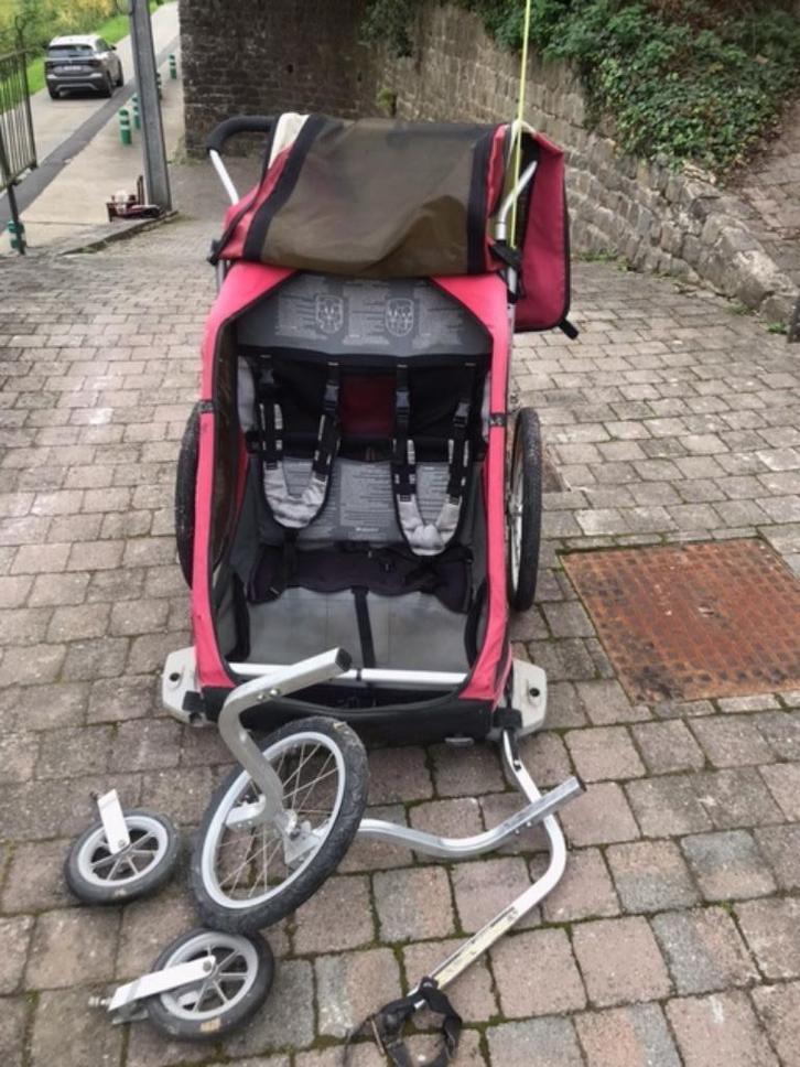remorque à vélo Chariot Corsaire XL 2 places et hamac bébé, Fietsen en Brommers, Fietsaccessoires | Aanhangwagens en Karren, Gebruikt