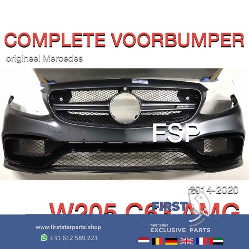 W205 C63 AMG VOORBUMPER COMPLEET Mercedes C Klasse 2014-2019, Autos : Pièces & Accessoires, Carrosserie & Tôlerie, Pare-chocs