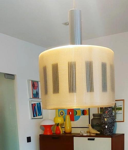 Vintage luster, Huis en Inrichting, Lampen | Kroonluchters, Glas, Ophalen of Verzenden