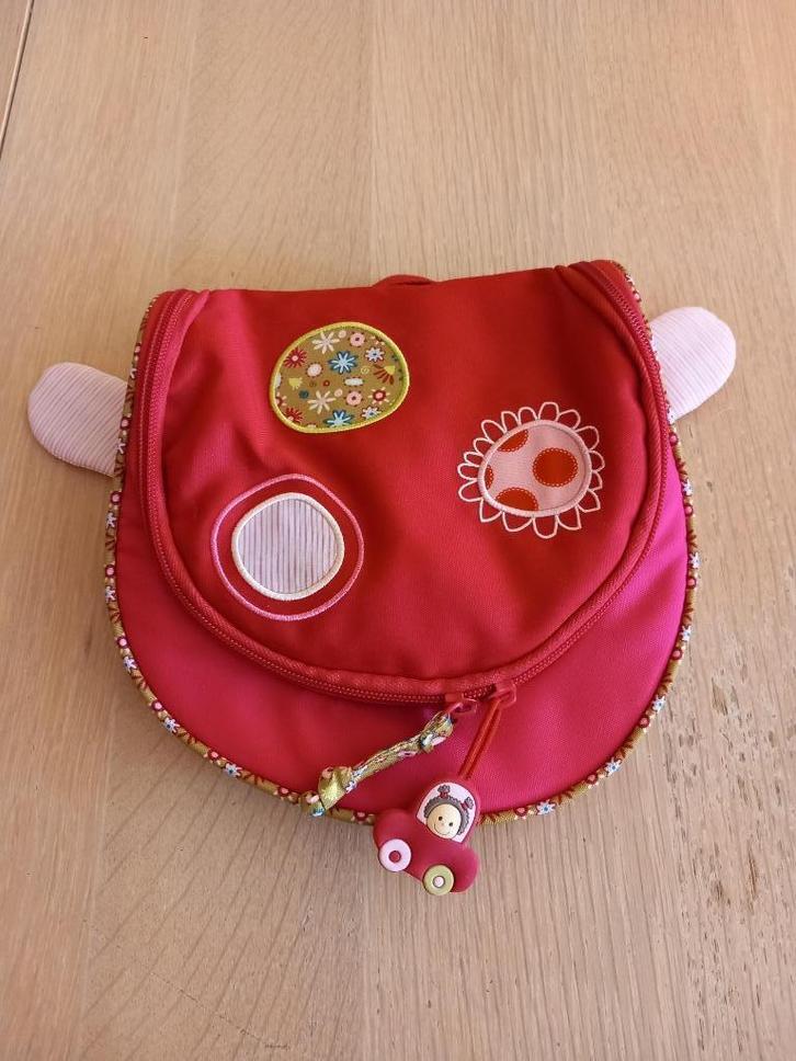 Toilettas voor kinderen - Lilliputiens, Handtassen en Accessoires, Toilettassen, Zo goed als nieuw, Meisje, Rood, Ophalen