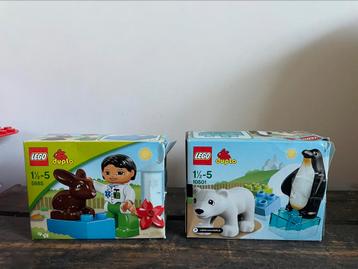 Lego DUPLO dierenarts 5685 en DUPLO ville dierentuin vriende, Enlèvement ou Envoi, Comme neuf, Ensemble complet, Duplo
