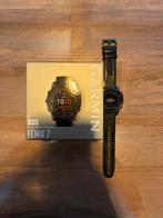 Garmin Fenix 7 solar horloge, Handtassen en Accessoires, Sporthorloges, Ophalen of Verzenden, Garmin, Zo goed als nieuw