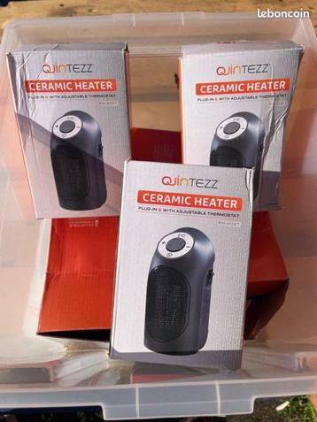 Lot de 7 chauffages électriques céramique plug 400w beschikbaar voor biedingen
